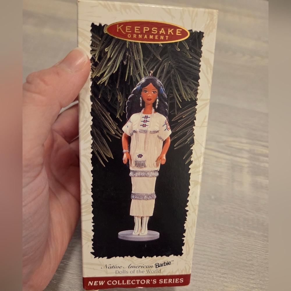 Hallmark 1996 Native American Barbie Ornament